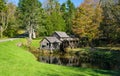 Autumn View of Mabry Mill, Blue Ridge Parkway, VA Royalty Free Stock Photo